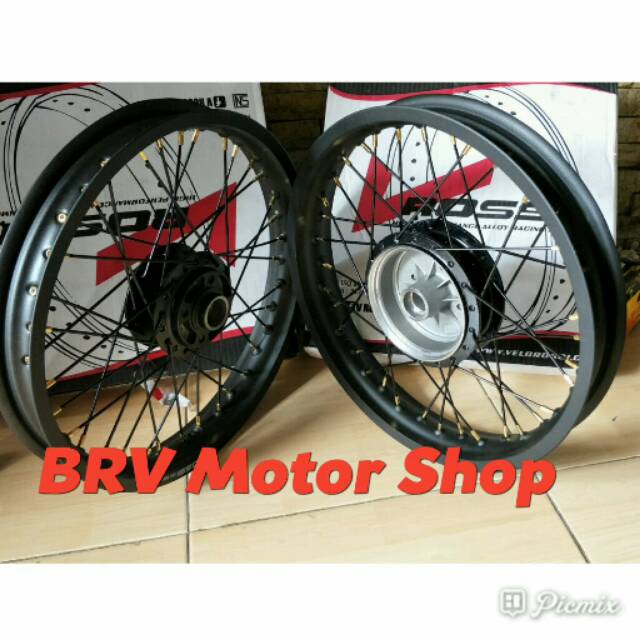 Sepaket Velg vixion Old - vixion New - Mx - Jupiter - Ring 17 Tapak lebar