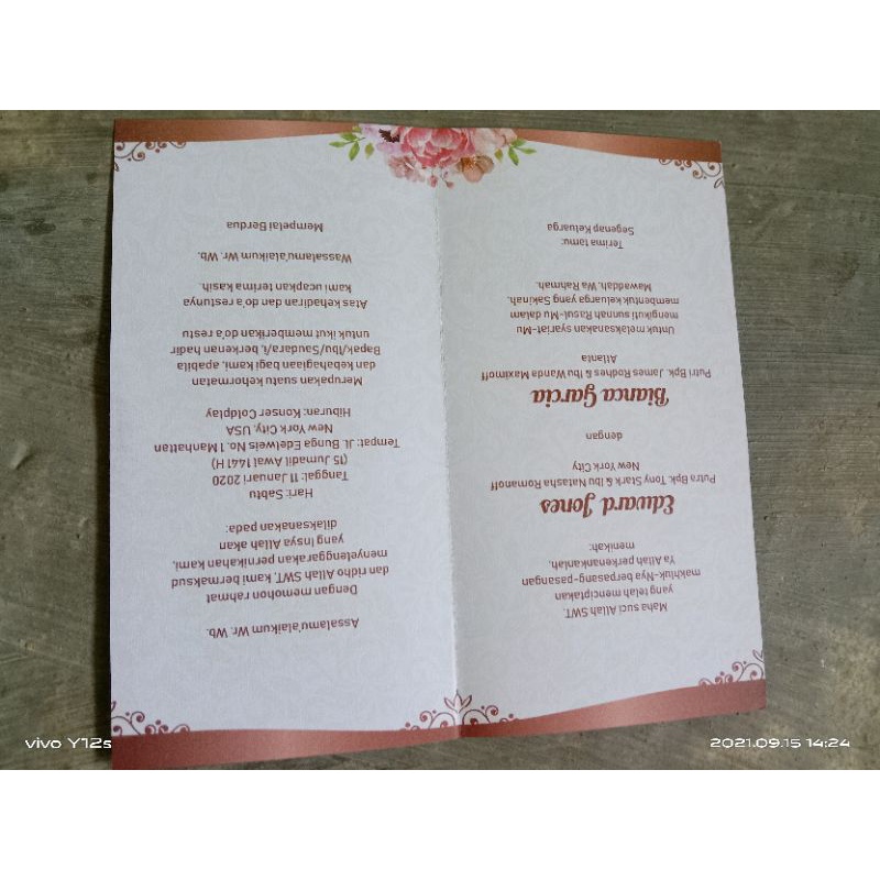 blanko undangan pernikahan