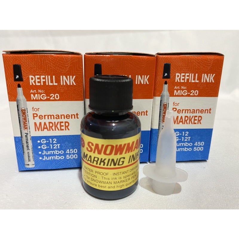

REFILL / ISI TINTA PERMANEN MARKING SNOWMAN