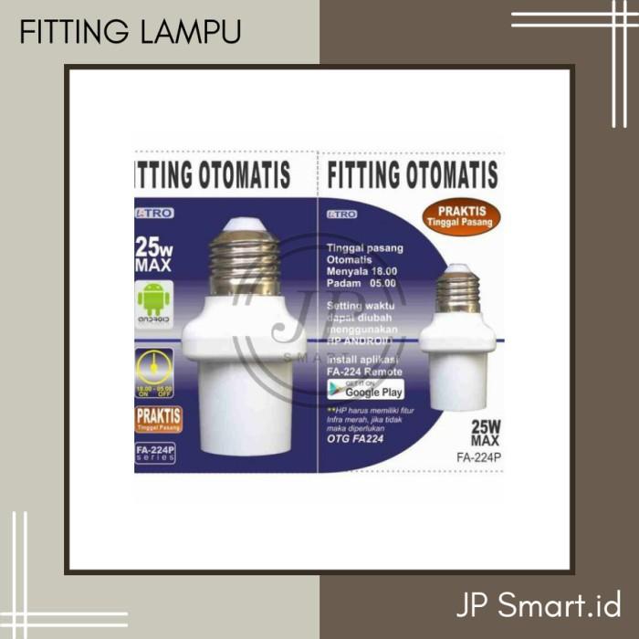 Fitting Lampu Otomatis timer fitting sensor lampu
