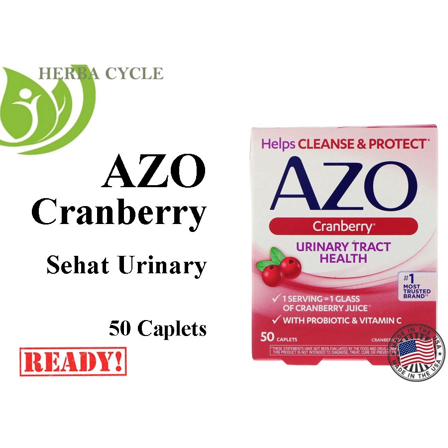 AZO Cranberry 50 Caplet Jaga Kebersihan Kesehatan Saluran Kemih ORI US