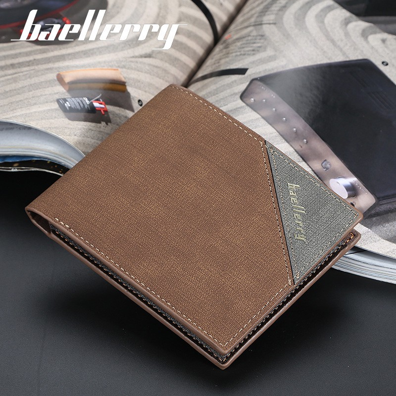 BAELLERRY DR055 Dompet Pria Bahan Kulit PU Leather Premium WATCHKITE WKOS