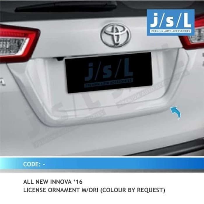 License Ornament All New Innova Reborn Model Ori | kikim