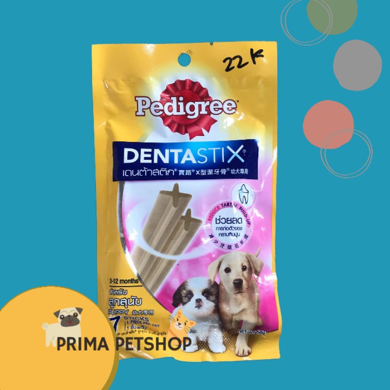 PEDIGREE DENTA STIX / DENTASTIX SNACK PEMBERSIH GIGI ANJING PUPPU MINI ADULT