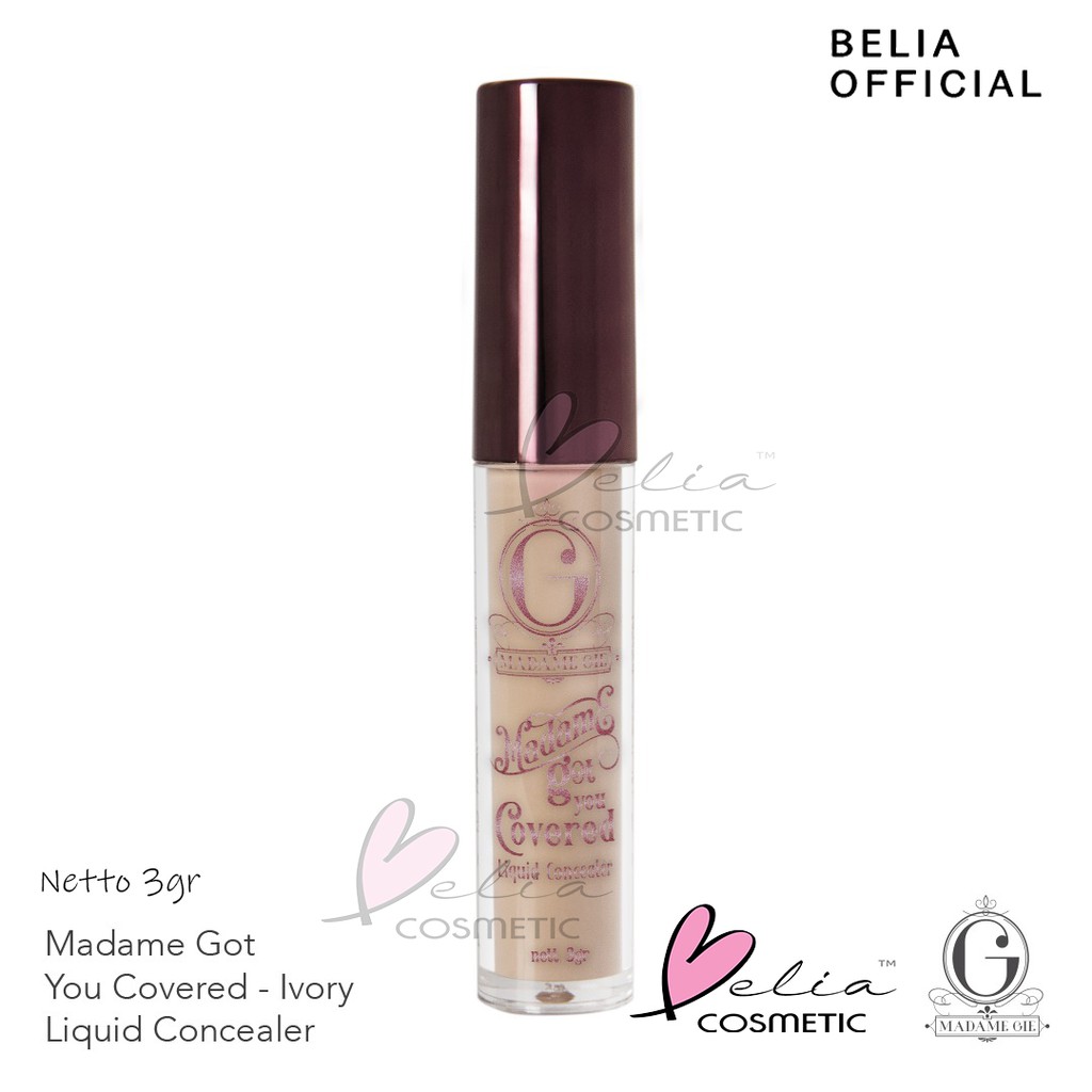 ❤ BELIA ❤ MADAME GIE Got You Covered Liquid Concealer 3gr | concealer cair madam gie