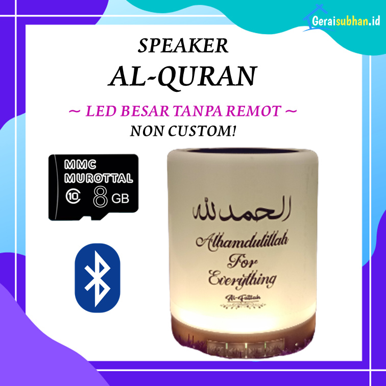 Murottal Quran Lamp Speaker Quran Speaker Tahfidz LED Quran Tube