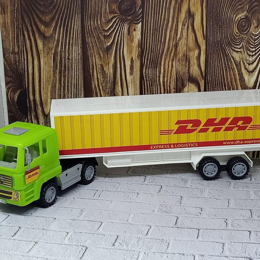 mainan edukatif truck container truck lokal KGP 127