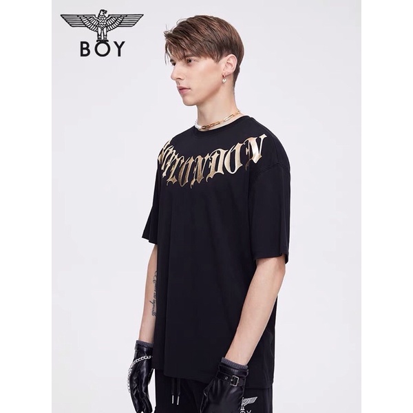 BOY87 KAOS BOY LONDON PRIA WANITA ASIA EROPA GOLD WINGS