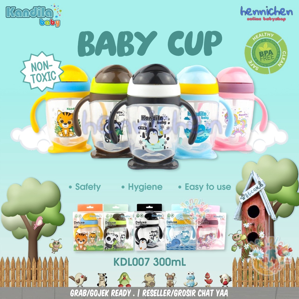 KANDILA BABY CUP GELAS MINUM BAYI BOTOL MINUM SEDOTAN ANAK KDL007 KDL007-2 KDL007-3 KDL007-7