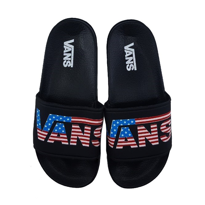 ( CUCI GUDANG ) SANDAL SLOP VANS KUALITAS PREMIUM I SANDAL SLIDE PRIA