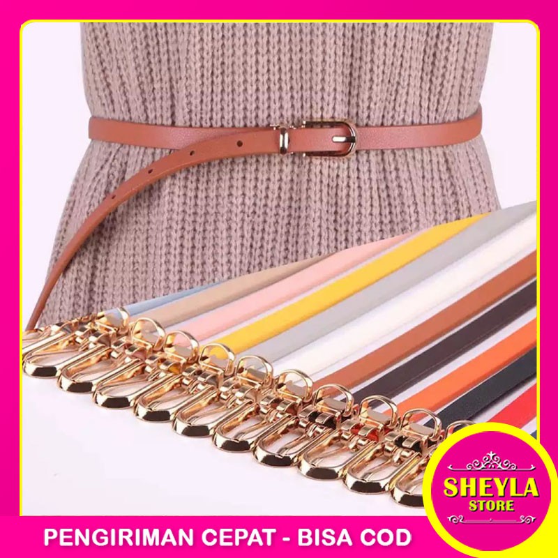 Ikat Pinggang Wanita Fashion / Ikat Pinggang Wanita Ring Belt / Sabuk Cewek Korea / TV-107