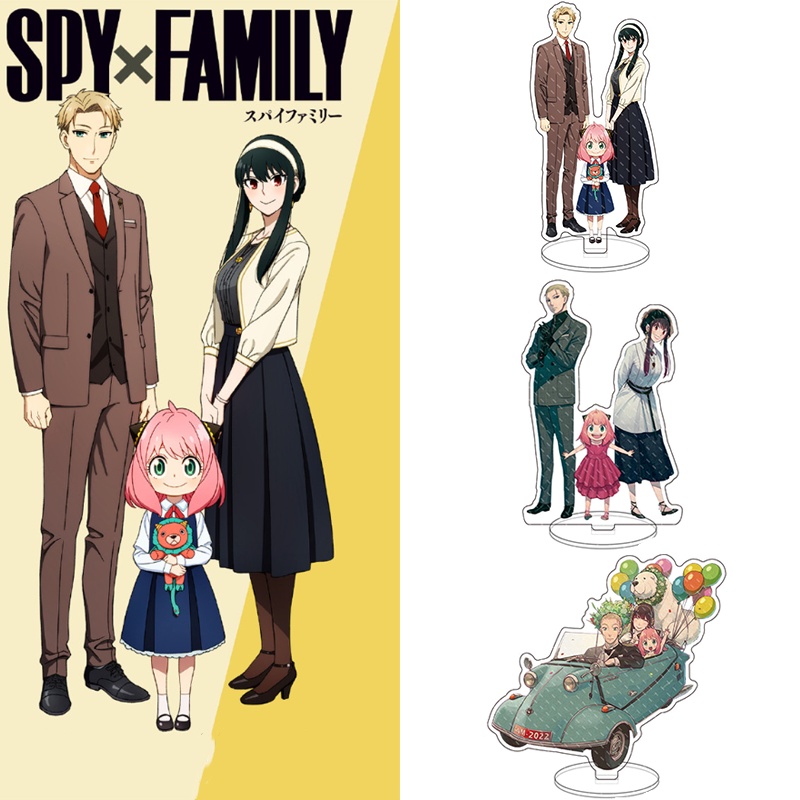 Yor Stand Figure Senja Akrilik Forger SPY X FAMILY Plate Anya Model Mainan