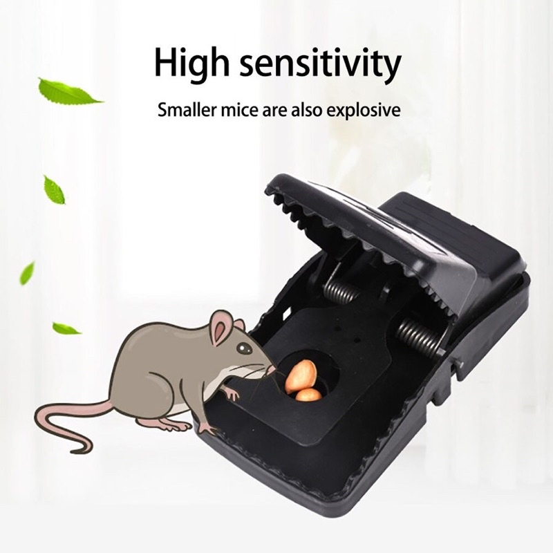 Mousexiang Jebakan Perangkap Tikus Black Mouse Sensitive Trap - 1998 - Black