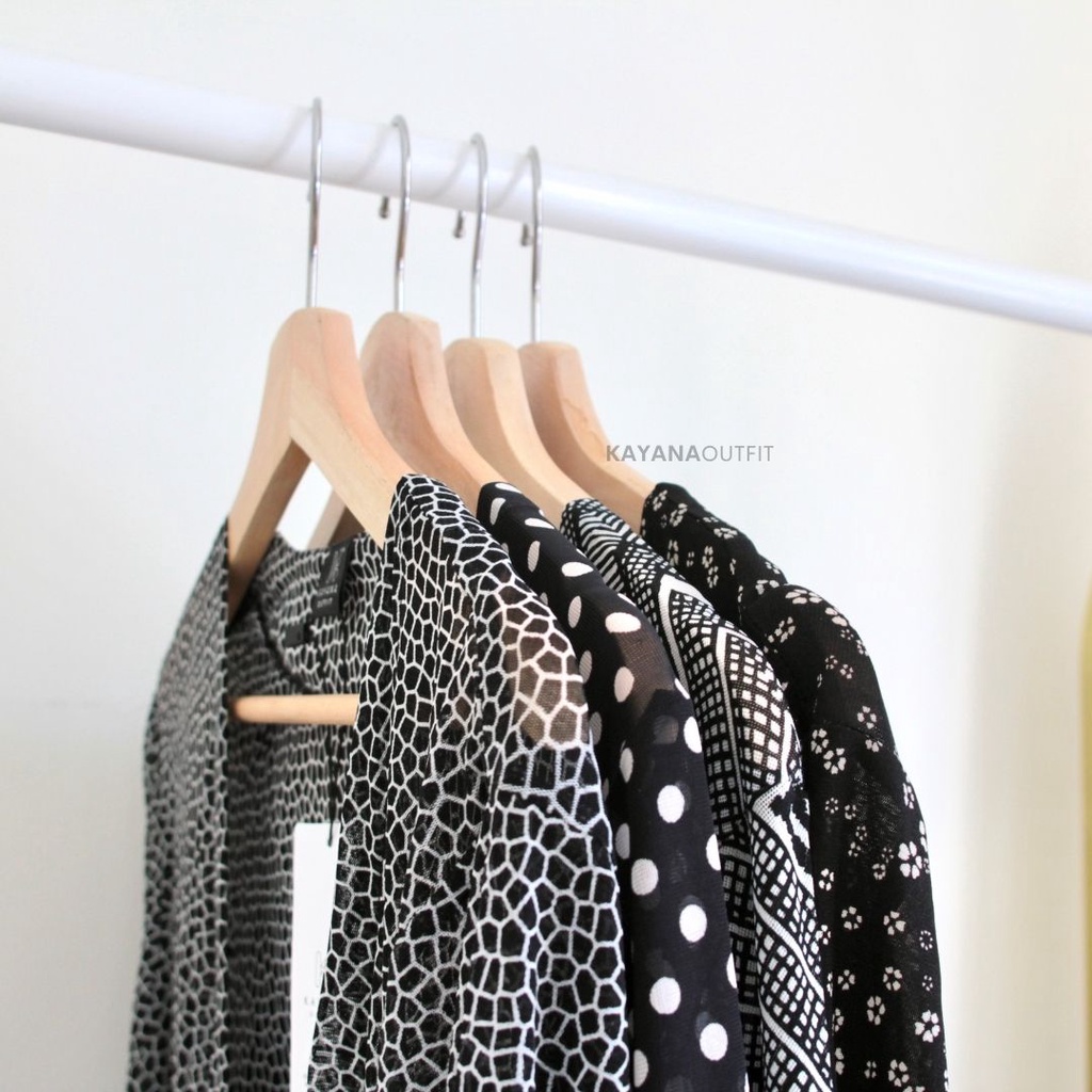 RJ5 KYN Lavina 10 Outer - Outer Motif Wanita Panjang Bahan Tile Premium