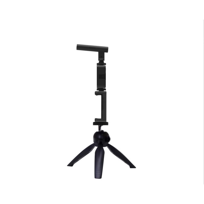 KIT01 Vlogging KIT Paket Vlog 5 Item LED Video Light Phone Holder Tripod Microphone Remote Shutter