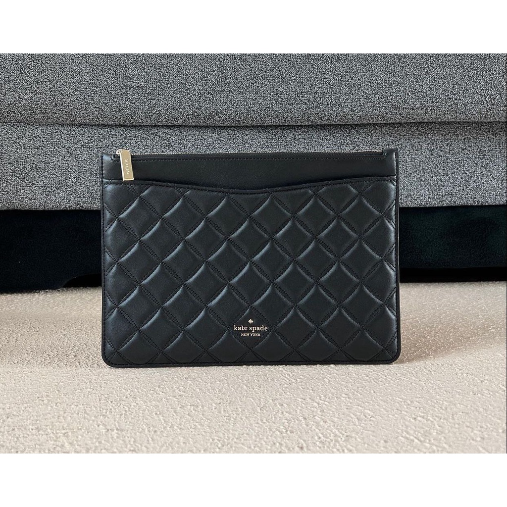 Kate Spade Natalia Large Zip Pouch Black