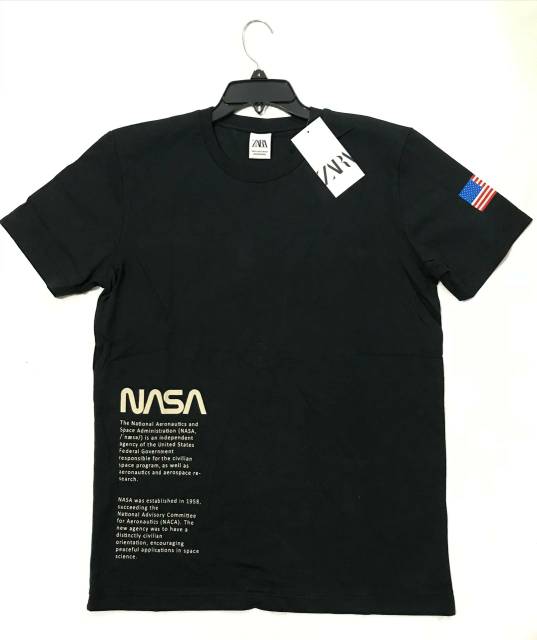  Zara  man NASA t  shirt  Shopee Indonesia 