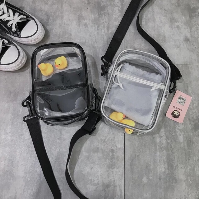 Sling Bag Transparan Duck