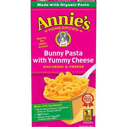 

annie's bunny pasta with yummy cheese 170gr