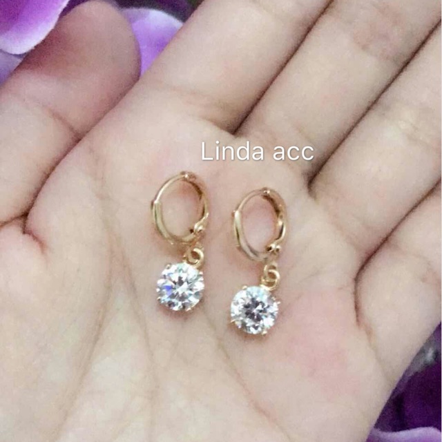 anting xuping lapis emas 18 karat