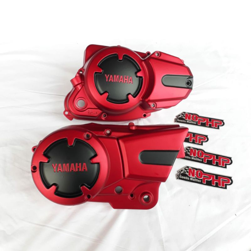 Kalter Rx King New Bak Mesin RX King New sepasang Kanan dan Kiri Matte Red Merah Doff PCX