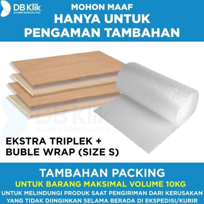 

populer] EKSTRA PACKING TRIPLEK + BUBBLE UK.S (HANYA UNTUK TAMBAHAN KEAMANAN)