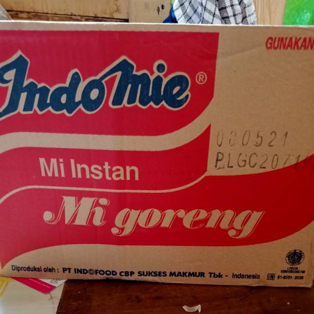 

Indomie goreng 80gram
