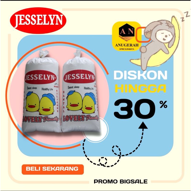 BANTAL JESSELYN / GULING JESSELYN / BANTAL MANNA / GULING MANNA / BANTAL SILIKON / BANTAL ANAK / BANTAL HOTEL / BANTAL MURAH / BANTAL ANTI BAKTERI / BANTAL ANTI ALERGI