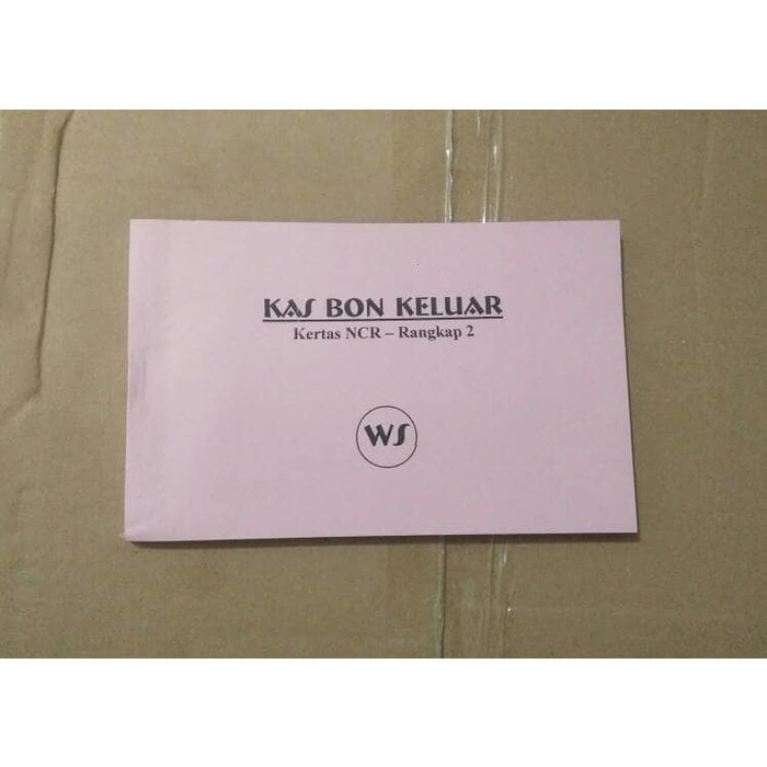 

Buku kas bon keluar rangkap 2