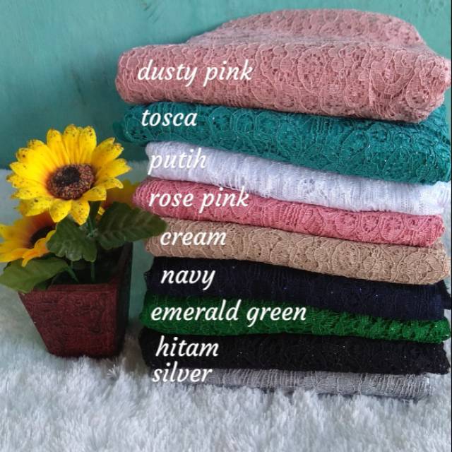 CAPE BROKAT RENDA SERUT