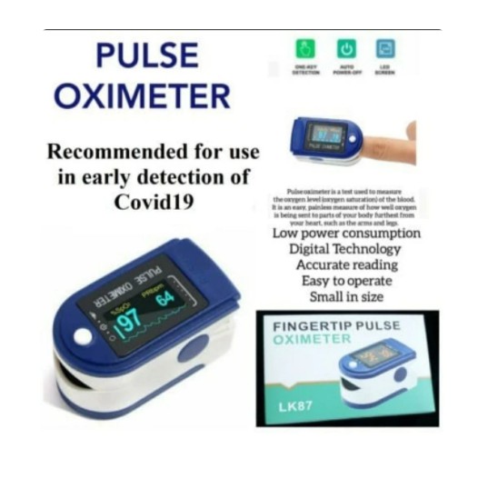 Oxymeter Pulse Fingertip Oximeter Alat Pengukur Detak Jantung Oksigen/ Cek Kadar Oksigen Darah SpO2 / Pulse Oximeter Oxymeter SpO2 Alat Pengukur Detak Jantung Nadi Kadar Oksigen Oxygen Finger Digital