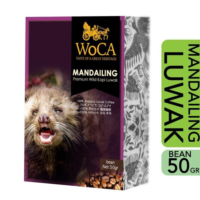 

WoCA Kopi Luwak Mandailing Premium 50/125 gram - 50 gram,Bubuk