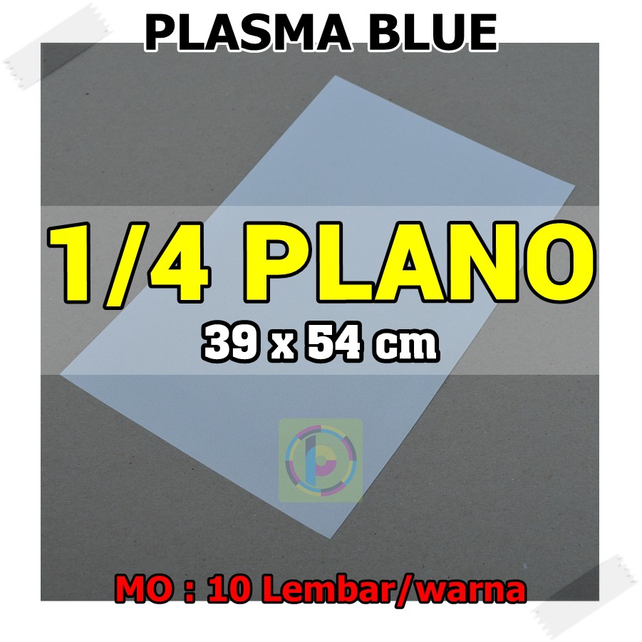 

[HITS] Kertas Karton Jasmine Uk. 1/4 PLANO PLASMA Light BLUE TOSCA
