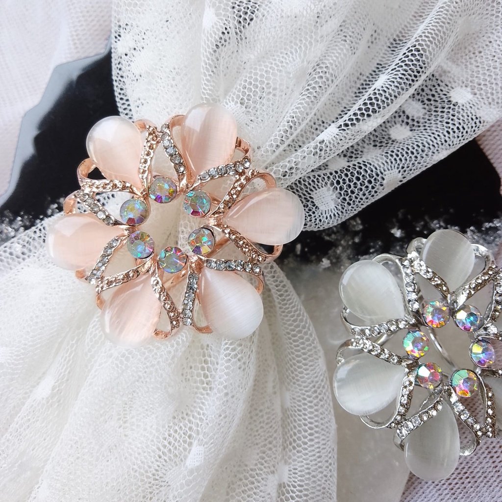 RING / BROS /  CINCIN BENTUK GESPER BERKILAU  BAHAN IMPORT ANTI LUNTUR-7