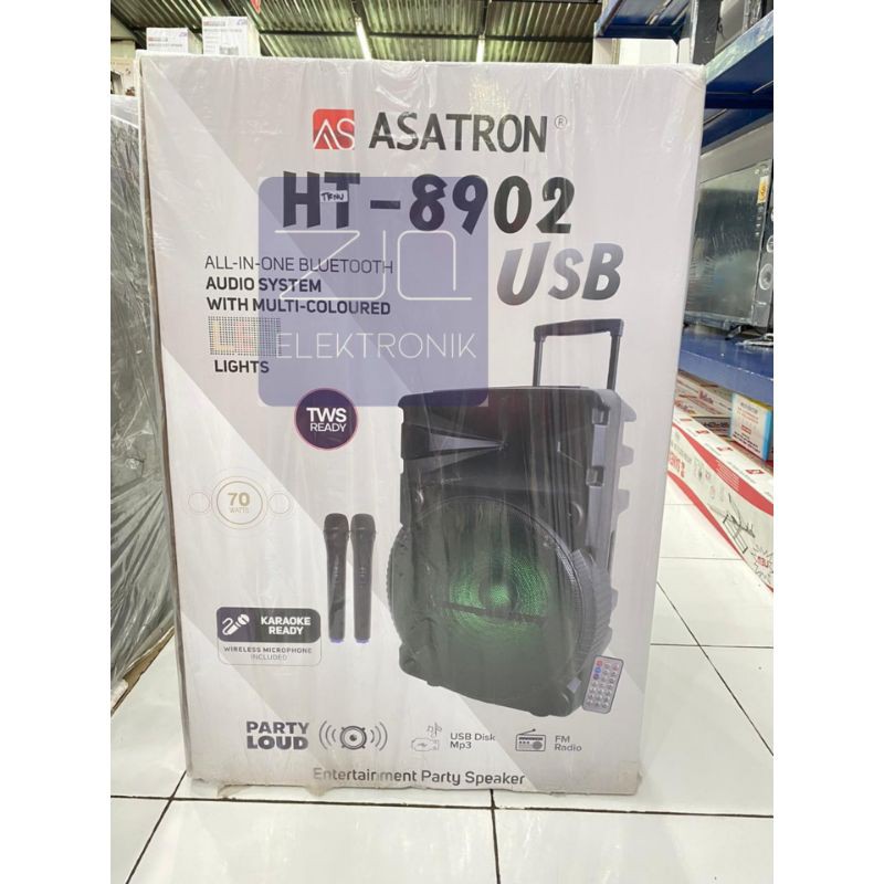 SPEAKER PORTABLE ASATRON 18 INCH HT 8902