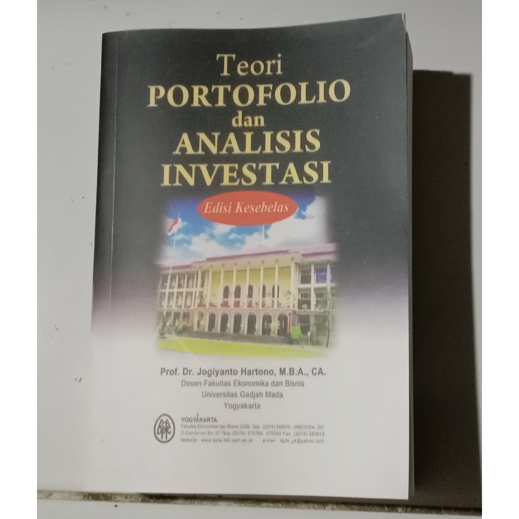 Jual BUKU TEORI PORTOFOLIO DAN ANALISIS INVESTASI EDISI KE 11 ...