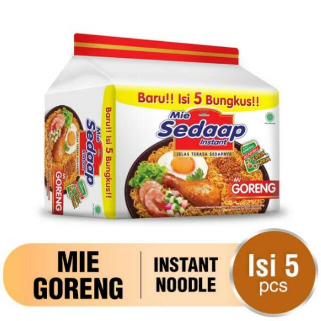 

Mie Sedaap goreng isi 5 pcs
