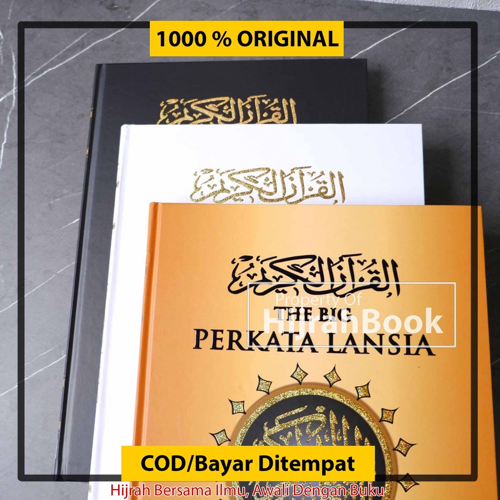 Al Quran The Big Al Hadi A3 Al Quran Terjemah Perkata Latin dan Tajwid Kode Latin Al Quran Lansia Ukuran Jumbo 27x39cm Bisa COD Bayar di Tempat