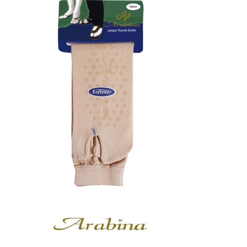 ❤ Hanya [6.6] ❤ MUNDO - ARABINA - kaos kaki wanita jempol muslimah sebetis ANTI SLIP - moslem sock