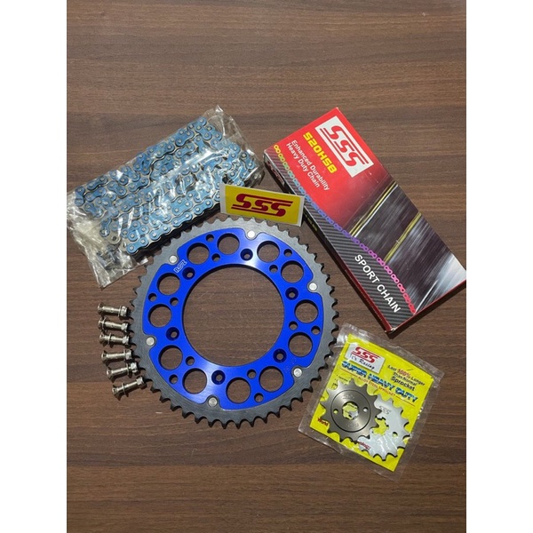 gear set 520 CRF 150L Roz Biru set rantai sss Gir paket CRF 150L CRF 230 Roz 520 set Rantai sss