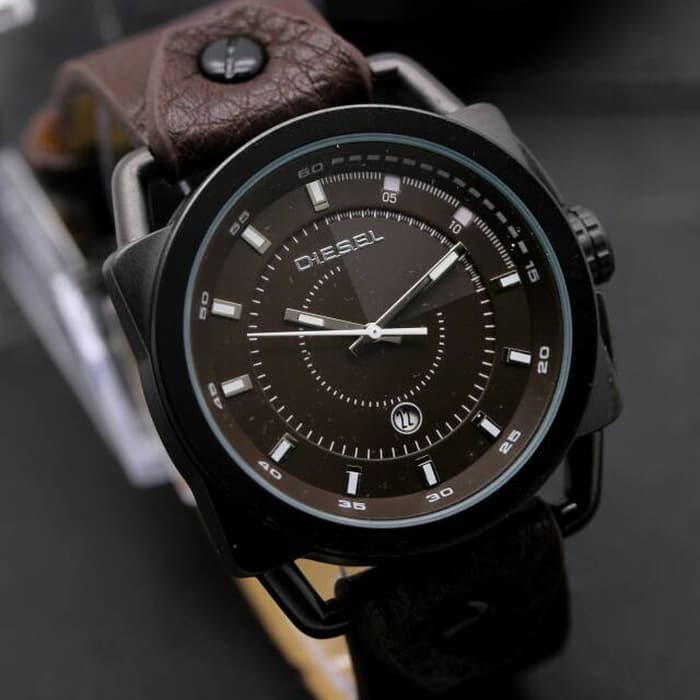 Jam Tangan Pria Diesel Tali Kulit