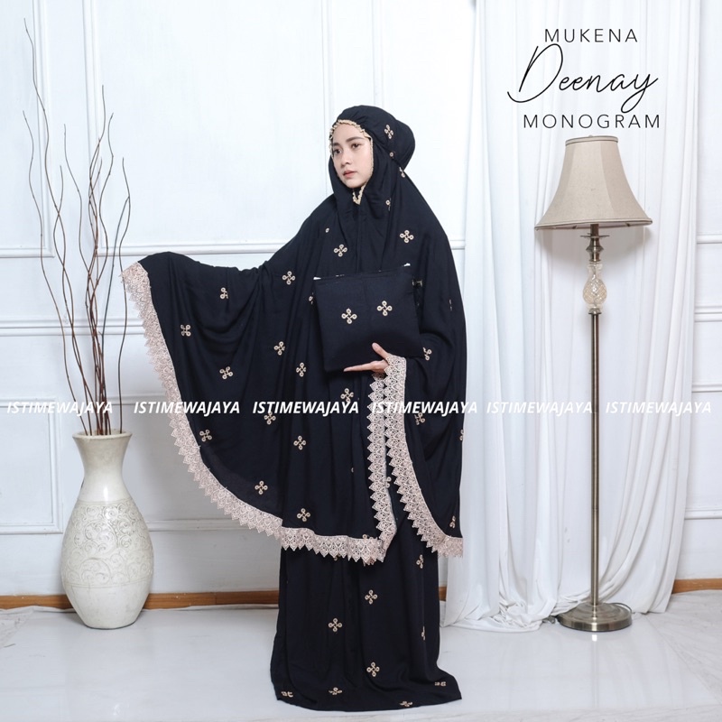 MUKENA DEENAY MONOGRAM || DEENAY MINI ESKLUSIF || MUKENA DEENAY BORDIR