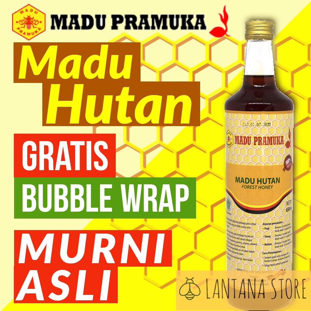 

MADU HUTAN PRAMUKA 650ML LEBAH LIAR MURNI ALAMI RAW FOREST HONEY 650 ML