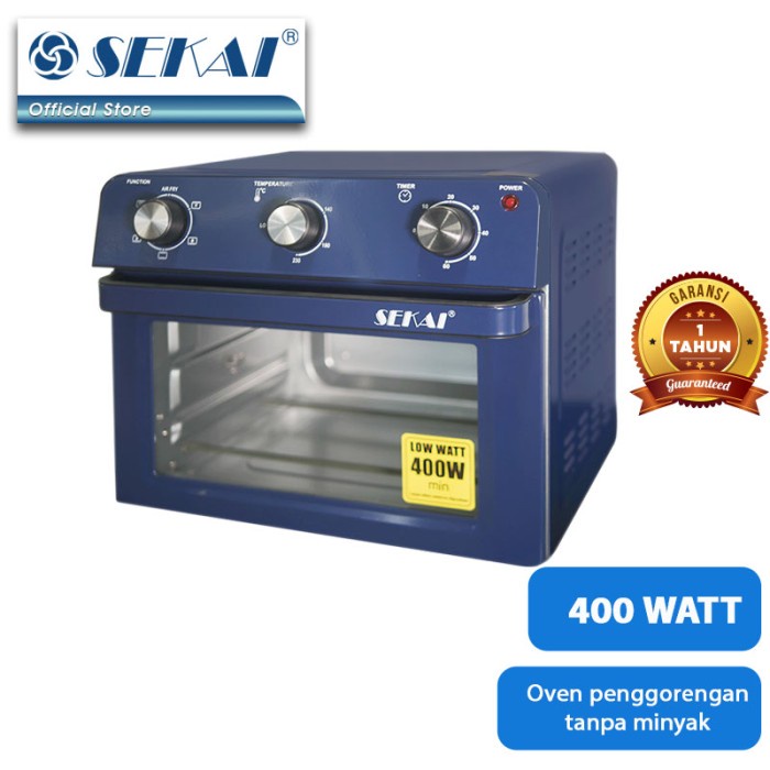 SEKAI Air Fryer Oven 2in1 AFO220 Kapasitas 22 Liter AFO 220