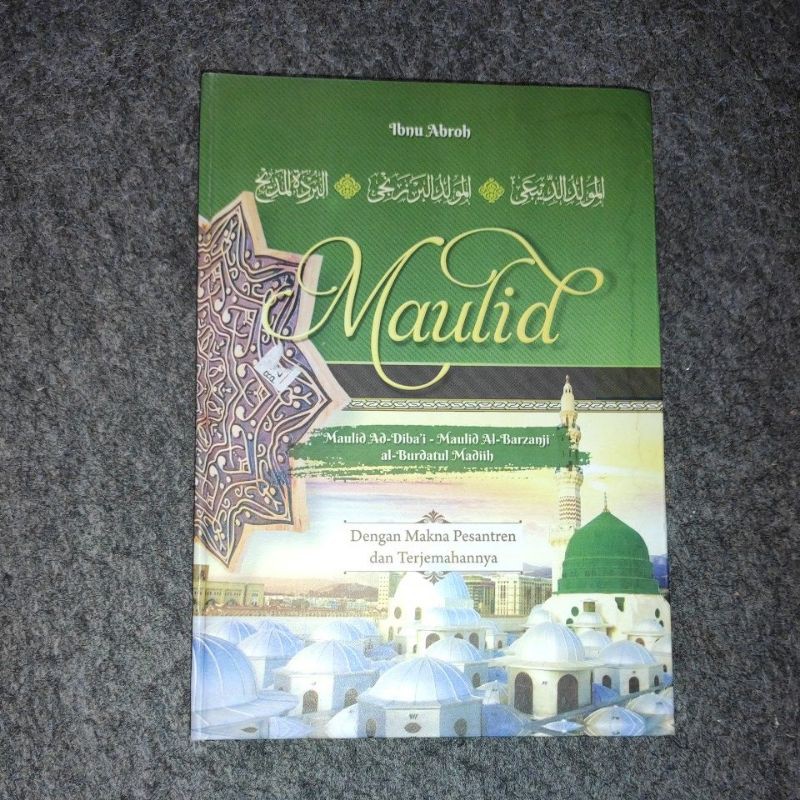 hard cover maulid dibai maulid barzanzi maulid madiih lengkap terjemah dan makna pesantren