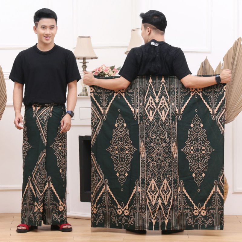 SARUNG PRIA TERBARU MOTIF TEROMPAH SHOLAT DEWASA SARUNG MOTIF BALIMUN SARWON-PD A