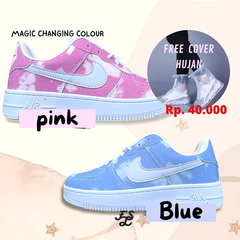 LUMMYSHOP SEPATU WANITA CLOUDY MAGIC CHANGING SNEAKERS IMPORT ( 2 WARNA REALPICTURE )