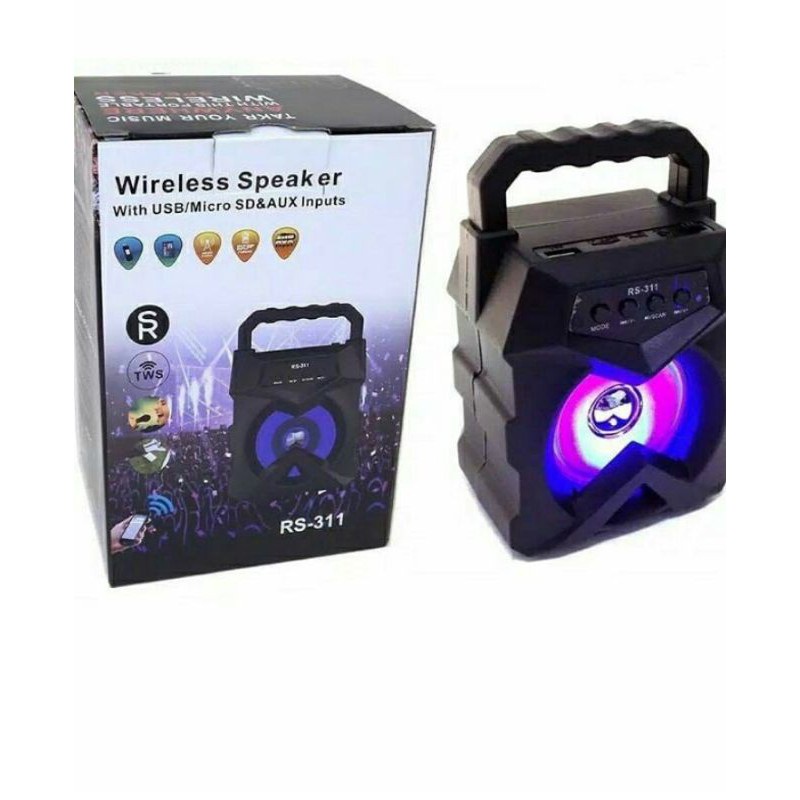 Speaker Bluetooth Portable Dessign M408 M301 RS 311 RS311 Super Bass Mantap Speaker Besar