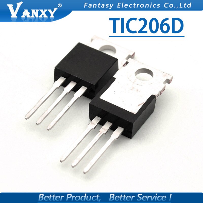 10pcs Tic206D To-220 Tic206 To220 400v 4a