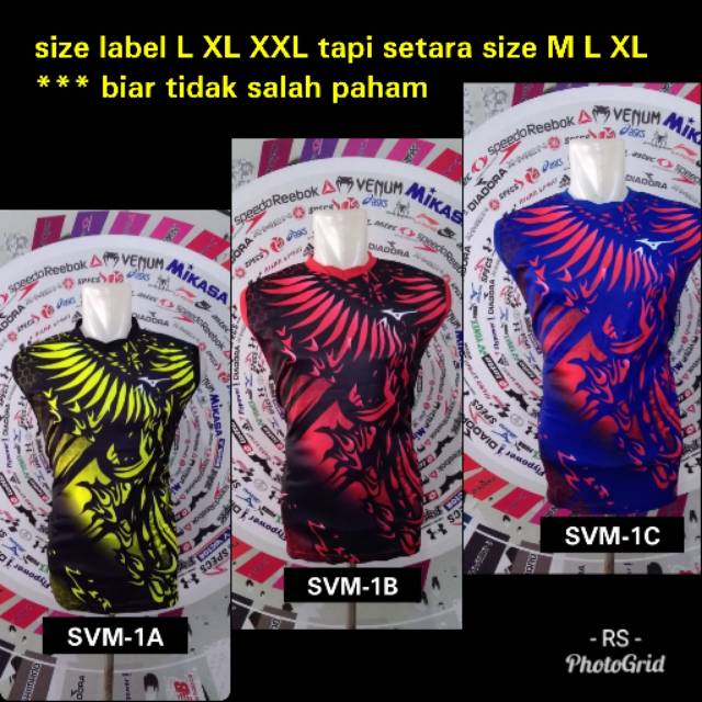 Singlet voli - kaos voli - grosir termurah